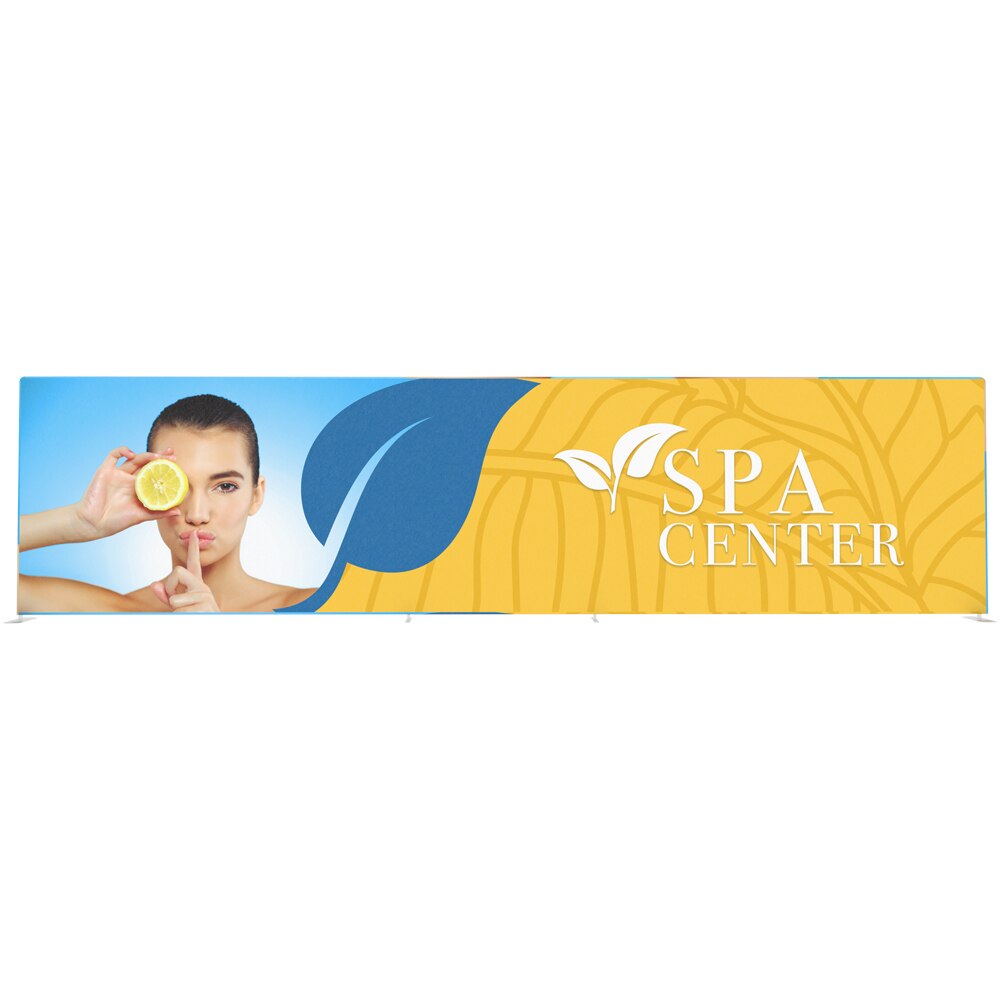 EZ Tube 30ft Straight — Single Sided Graphic Package with Black Back Fabric